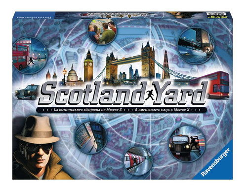 Juego De Mesa Familiar Scotland Yard Mr X Ravensburger