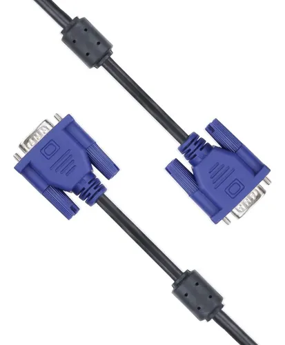 Cable Vga A Vga Macho A Macho De 5 Metros Grueso Pantalla