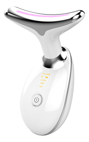 Dispositivo De Belleza Facial Para Cuello, Fotón Led, Estira