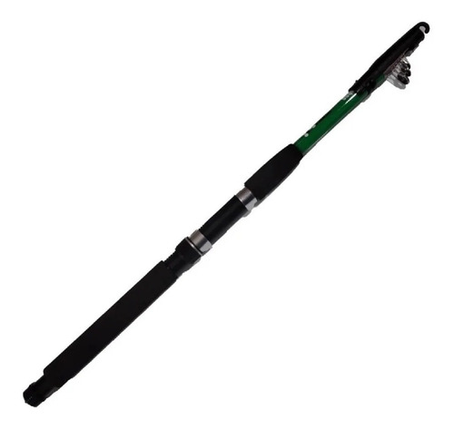 Caña Bamboo Green Hornet 2,40mts Telescopica Fibra Vidrio