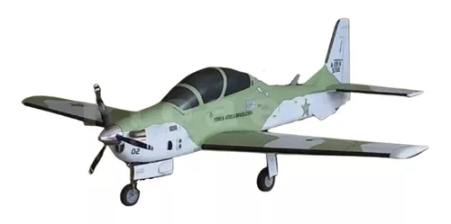 Kit P/ Montar Masterkit 1/72 Avião Tucano T-27, Playtoy Brinquedos