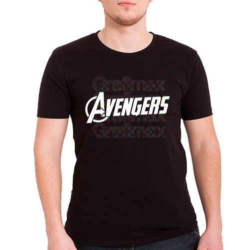 Polera Avengers Logo 2 Marvel  Grafimax