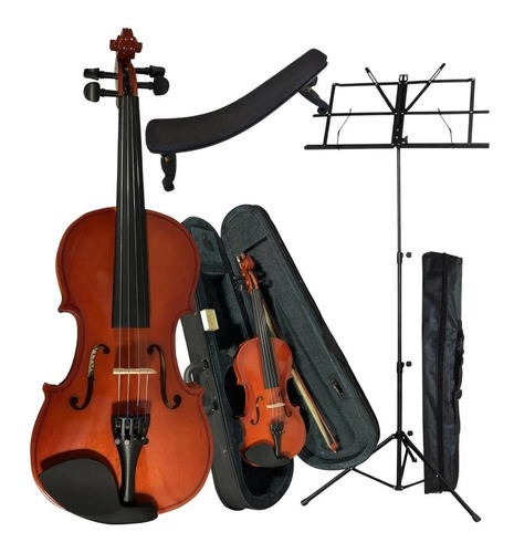 Violino 4/4 Vivace Mozart Mo44 + Kit Estante Espaleira