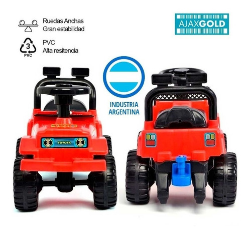 Andarin Pata Pata Toyota Trailer Porta Juguetes Caminador
