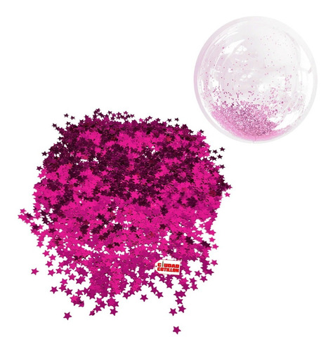 Confetti Estrella 0,3cm Metalizado 15gr Globos - Cc