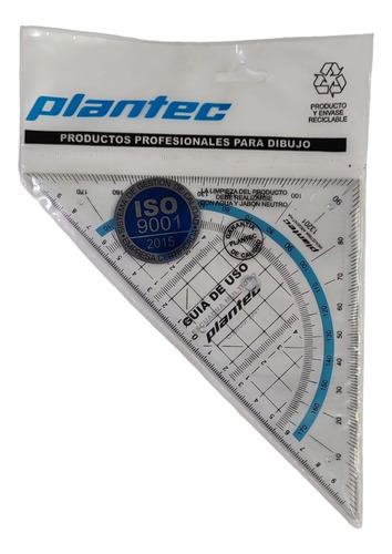 Plantec 13201 Escuadra Multiuso Tradicional 22cm Y 45º