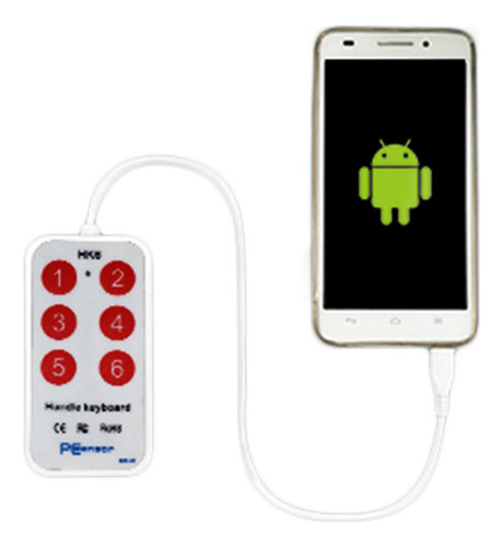 6 Botones Usb Handheld Para Computadora Portátil De