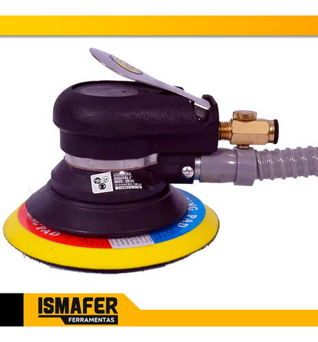 Lixadeira Orbital Pneumática 6pol C/aspiração Mxt0312c Sigma