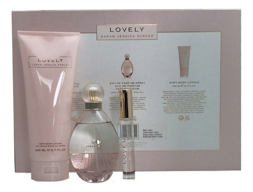 Set De Regalo Perfume Sarah Jessica Parker Lovely, 3 Unidade