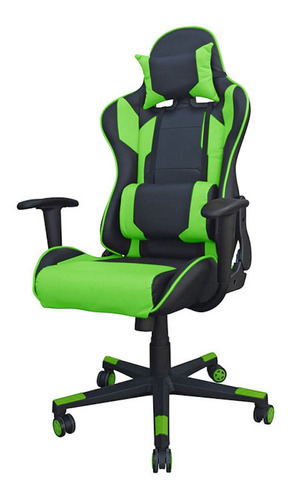 Silla Pc Gamer Legend Envío Gratis - Desillas Color Negro/Verde