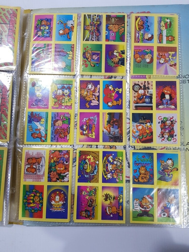 Imagen 6 de 8 de Antiguo Álbum Figuritas Garfield + 115 Figuritas Mag 58598