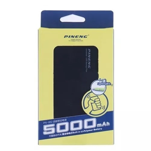 Carregador Pineng Portátil Power Bank 5000 Mah Pn952