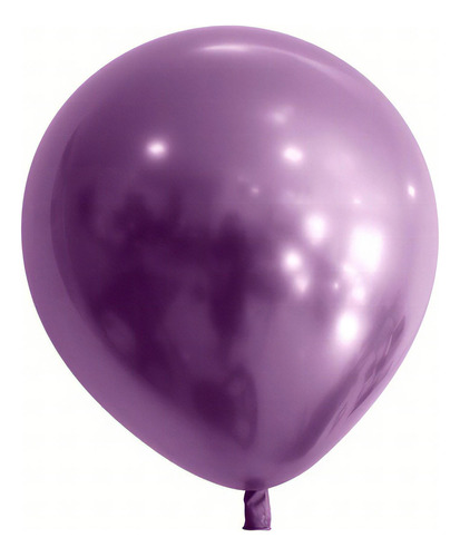 Globo grande de bexigão cromado violeta para decoración de fiesta, 250