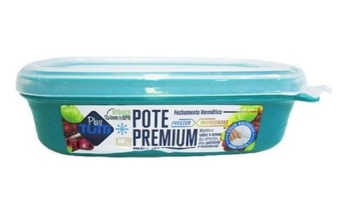 Jogo De Potes  3 Peças Plastutti - 1400ml