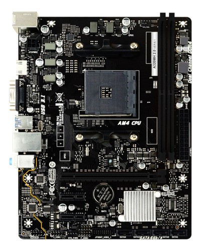 Placa Mae Mb Biostar A320mh 2.0 Am4 Ddr4