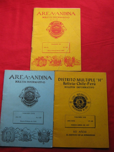 Boletín Informativo Club De Leones 1960 