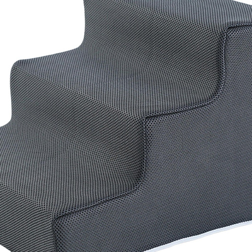 Escaleras Para Perros, Rampa Para S 3 Peldaños Gris Oscuro