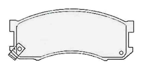 Pastilla De Freno Mazda Vanwagon 89/ Delantera