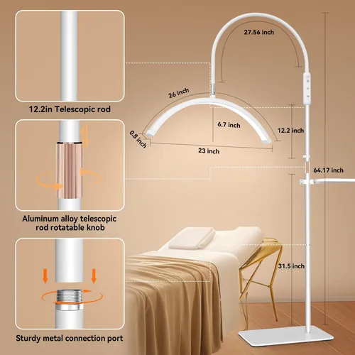 Lámpara De Pestañas Half Moon Light Fitlume Para Pestañas Te