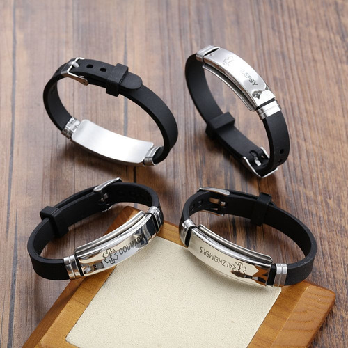 Pulsera De Alerta Médica Para Diabetes, Epilepsia
