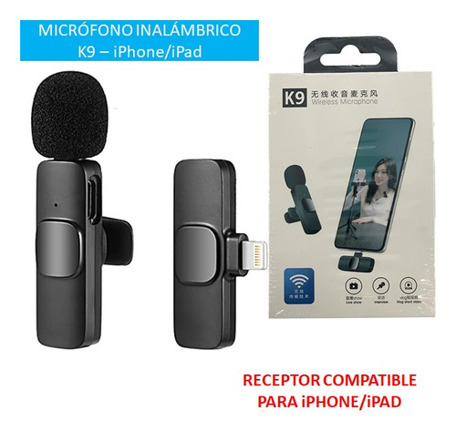 Micrófono Inalámbrico K9