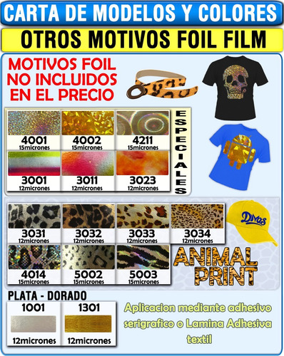 Vinilo Foil Textil Termotransferible Moritzu Plotter Corte