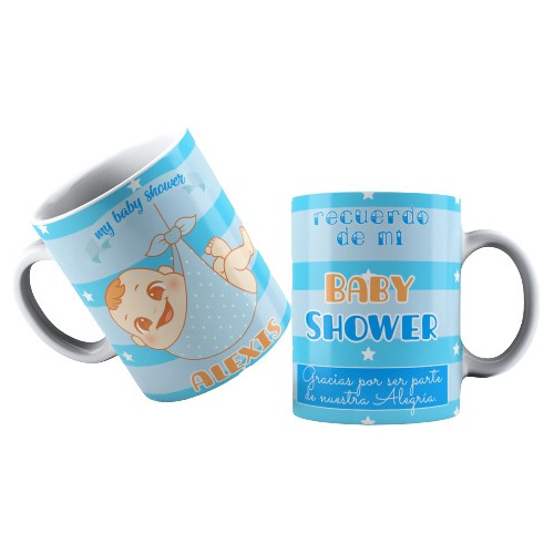 40 Tazas Personalizadas Mayoreo Recuerdo Baby Shower