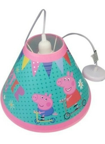 Lampara Colgante Infantil Peppa Pig 