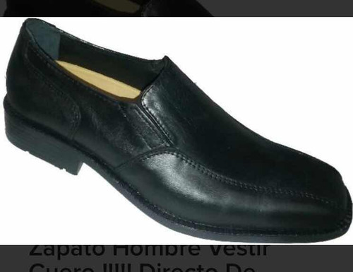 Imagen 4 de 6 de Zapatos En Punta Cuero Eco