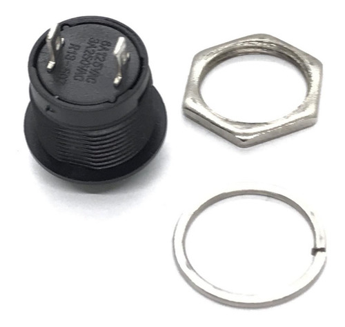 1x Chave Push Button Tipo Start-bujão R13-507 Verde