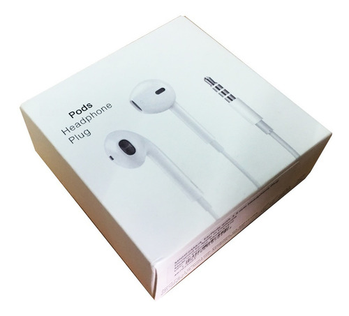 Imagen 2 de 7 de Audífonos Manos Libres Ip Pods 3.5mm Jack Originales E/g