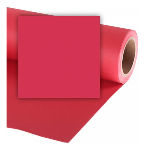 Rollo Papel Sinfín Rojo Scarlet 2,72 X 10m. Fondo De Estudio