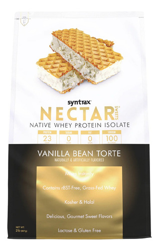 Proteína Aislada Syntrax Nectar 2lbs Sabor Vainilla Vainilla