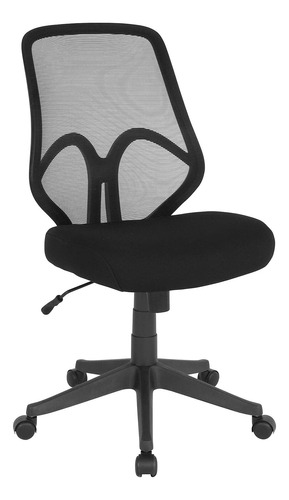 Flash Furniture Silla De Oficina De Malla Negra Con Respaldo