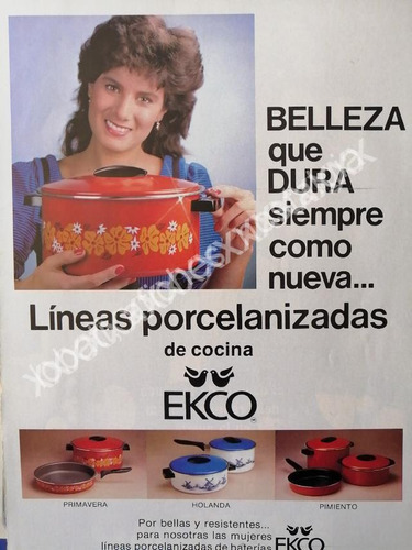 Cartel Gloria Calzada Y Las Ollas Y Cacerolas Ecko 1990s