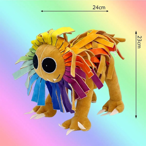 Peluche Con Forma De León Colorido Poppy Game Time Yarnaby B