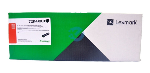 Toner Lexmark 72k4xk0 Negro Original Verificable Americano