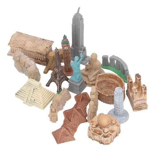 Kit De Maquetas De Pirámides Egipcias, 17 Piezas De Edificio