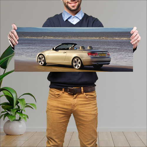 Cuadro 30x80cm Auto 2007 Bmw 3 Series Convertibl 509