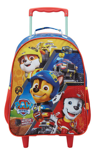 Mochila Com Rodas Tam. G Patrulha Canina Rescue Wheels R2