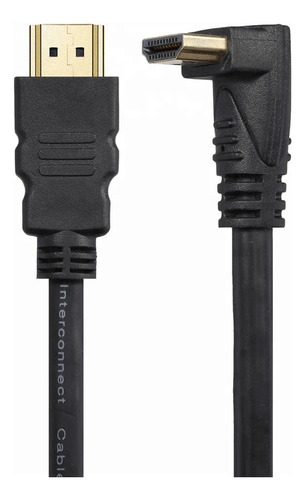 Cabo Hdmi X Hdmi Com Plug L De 90graus De 7 Metros