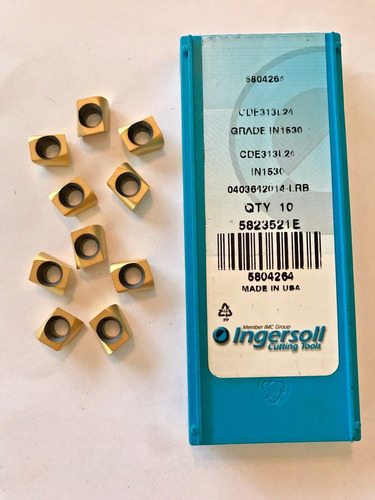 Ingersoll Carbide Inserts: Cde313l24 5804264 In1530 - Q Ccfx