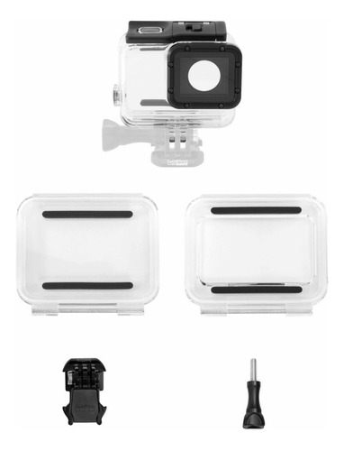 Case Caixa Estanque Original Gopro P/ Hero 5 6 7 Black