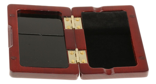 Caja De Madera Maciza Portátil Para Cañas De Clarinete De