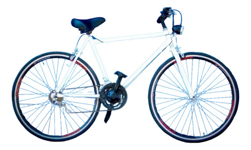 Bicicleta Urbana Ligera Con Faro De Luz Led, Personalizada Con Tu Nombre, 18 Velocidades, Accesorios.