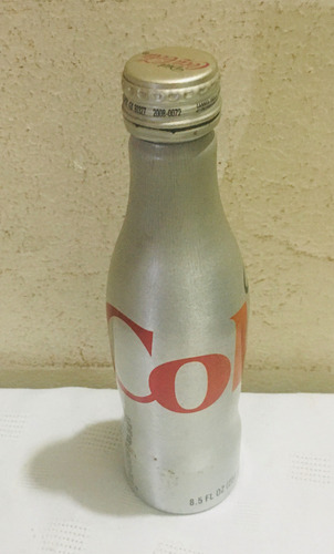 Botella Coca-cola Diet - Aluminio - Eeuu - Vacia !!! (Usado)