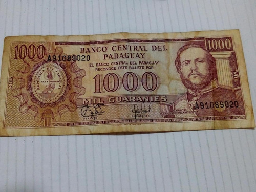 Billete De 1000 Guaraníes (020)