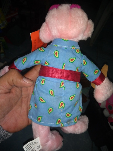 Pink Panther The Color Of Cool Plush Huge Hefner Pipa Y Bata (Usado)