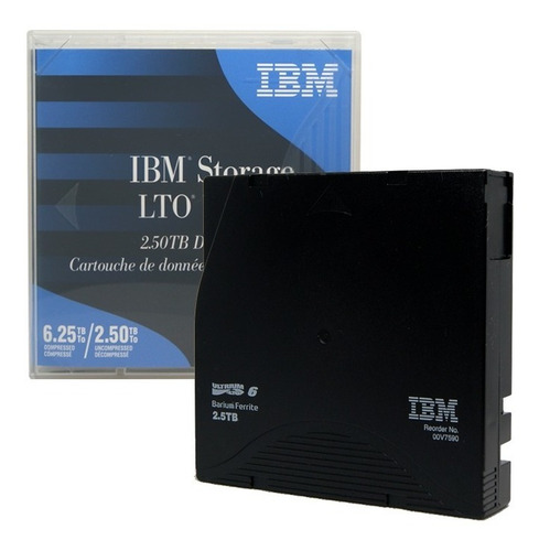 Ibm Cartucho De Datos Ultrium 6 Lto Etiquetado Sin Costo