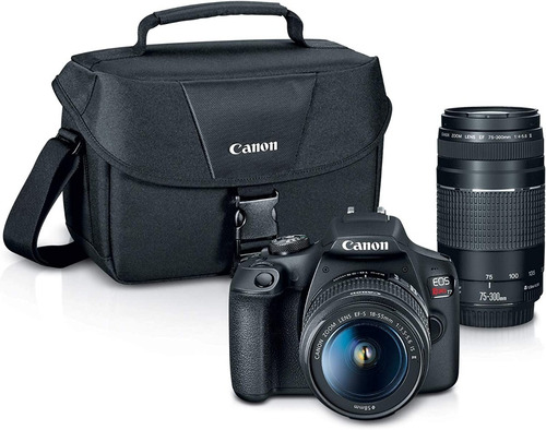 Imagen 2 de 2 de Cámara Canon Eos Rebel T7 Premium Kit Lentes 18-55 75-300mm